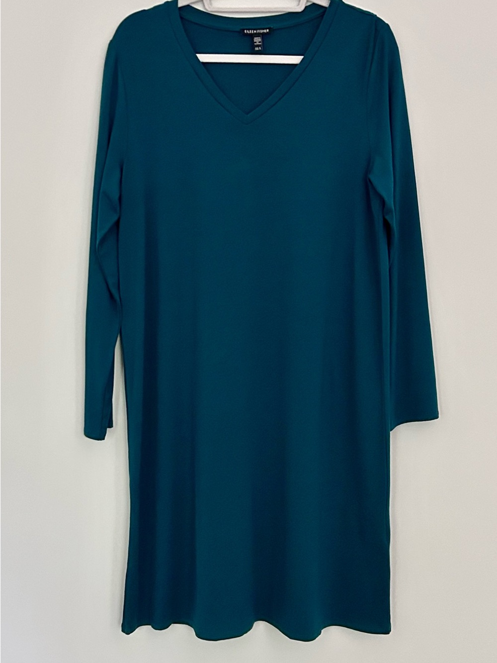 Eileen Fisher Knee-length Jersey V-neck Dress